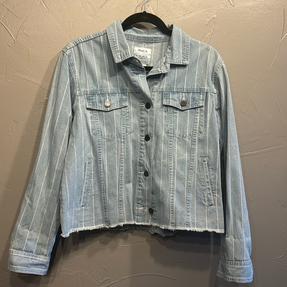 RVCA size medium women’s denim jacket